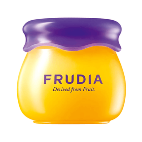 Frudia Blueberry Hydrating Honey Lip Balm nutre y suaviza los labios resecos.