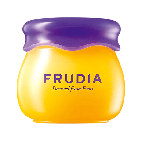 Frudia Blueberry Hydrating Honey Lip Balm nutre y suaviza los labios resecos.