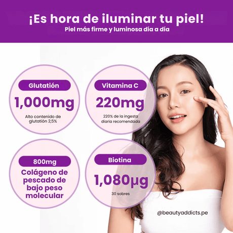 glutathione boto White Low Molecular Collagen C Biotin Glutathione White Low molecular Collagen