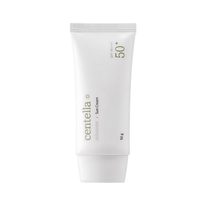 Mixsoon Centella Sun Cream con centella asiática que calma la piel irritada por el sol.