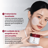 Madeca Mela Capture Ampoule Pad para unificar el tono y reducir hiperpigmentación.