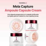 Capsule cream antimanchas con textura ligera que se absorbe fácilmente y aporta hidratación profunda.