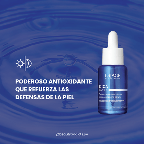 Uriage Cica Daily Serum para rojeces y reparar la piel. 