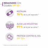 Cicabio Crema SPF 50 Bioderma ayuda a restaurar la piel tras procedimientos dermatológicos.
