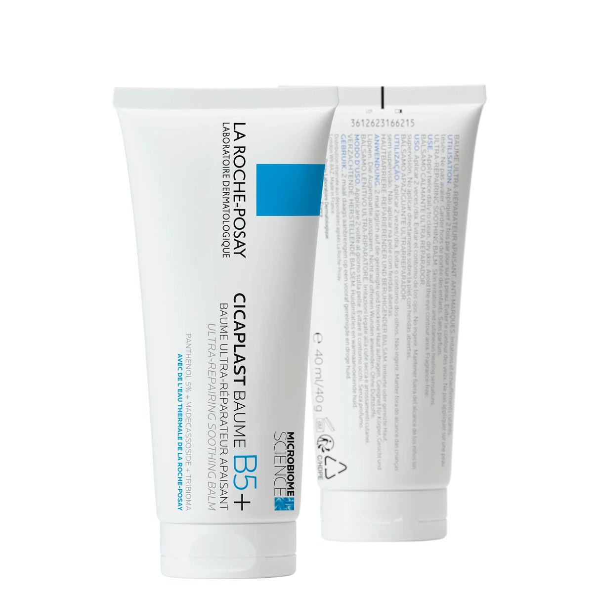 Bálsamo Cicaplast B5+ de La Roche-Posay restaura la barrera protectora.