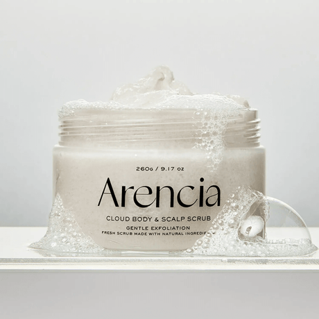 Cloud Body & Scalp Scrub: White tea & Neroli.