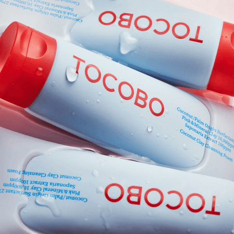 Tocobo Coconut Clay Cleansing Foam ideal para una piel equilibrada y libre de residuos.