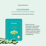 Mascarilla coreana Cocopharm con esencia de pepino natural.