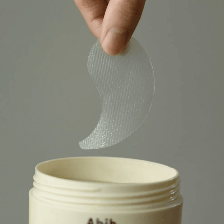 Parches para el contorno de los ojos con colágeno y rosa de Jericó.