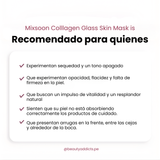 Mixsoon Collagen Glass Skin Mask con efecto alisante y acabado glow.