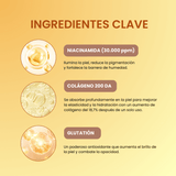 Collagen Glow Up Hydrogel Mask de Eqqualberry con colágeno que mejora la firmeza facial.