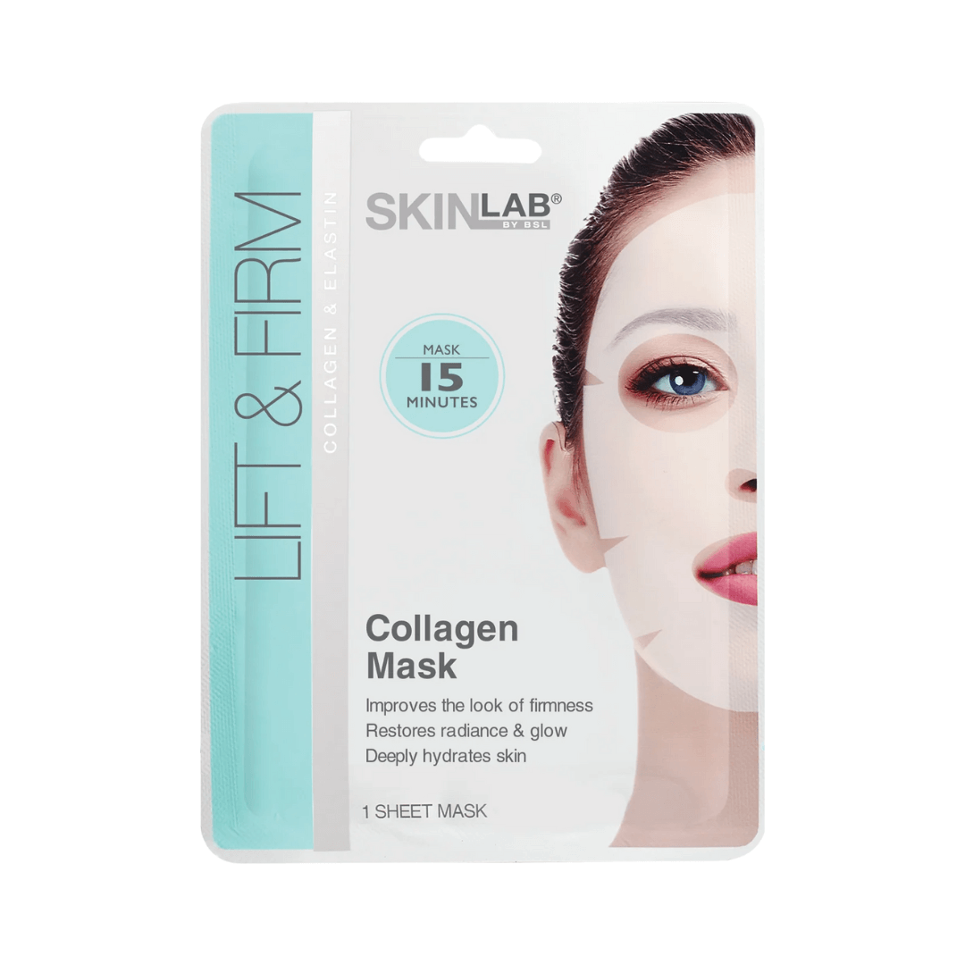 SkinLab Mascarilla facial que mejora firmeza y reduce líneas finas.