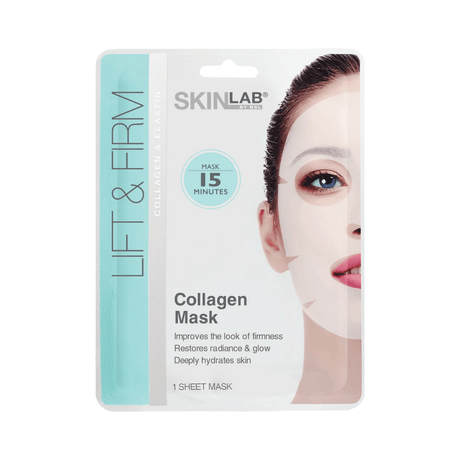 SkinLab Mascarilla facial que mejora firmeza y reduce líneas finas.