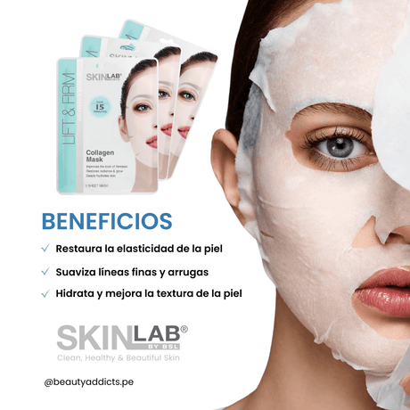 Collagen Mask de SkinLab, mascarilla intensiva con colágeno que renueva y revitaliza la piel.