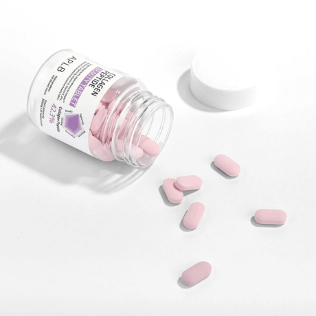 Collagen Peptide Beauty Tablet APLB promueve una piel más firme y luminosa.