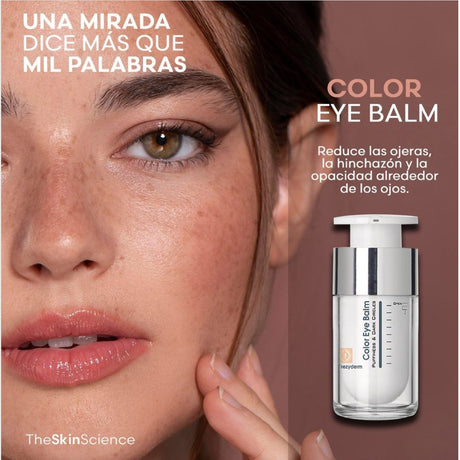Color Eye Balm de Frezyderm reduce bolsas y aporta tono uniforme.
