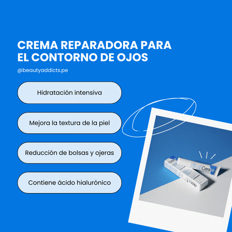 CeraVe Contorno de ojos que reduce bolsas y ojeras visiblemente.