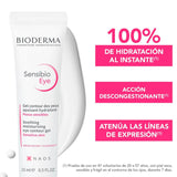 Contorno de Ojos Sensibio Eye Bioderma alivia irritación y suaviza la delicada piel alrededor de los ojos.