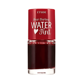 Etude Dear Darling Water Tint aporta efecto acuoso y labios frescos de color Cherry Ade.