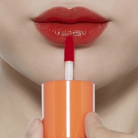 Etude Dear Darling Water Tint de color Orange Ade sin sensación pegajosa.