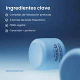 Arencia Deep Water Surge Serum 30 con ácido hialurónico que aporta hidratación sin sensación grasosa.