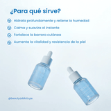 Arencia Deep Water Surge Serum, calma y suaviza la piel.