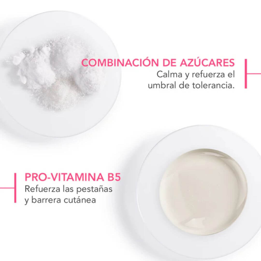 Desmaquillante Bifásico Sensibio H2O Eye Bioderma fórmula sin frotar que protege la delicada zona ocular.