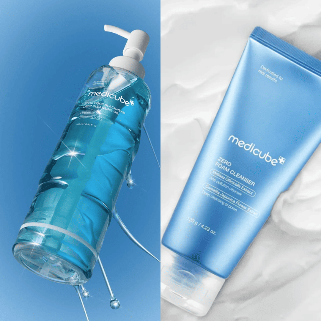 Doble limpieza de Medicube ideal para piel grasa o mixta expuesta a contaminación y puntos negros