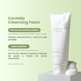 Espuma limpiadora Mixsoon con centella asiática y ácido salicílico que calma y previene el acné