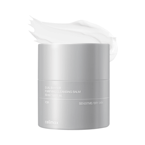 Bálsamo Celimax Dual Barrier que remueve maquillaje y purifica.