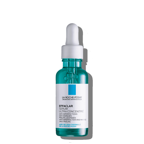 Effaclar Serum Ultra Concentrado La Roche-Posay reduce imperfecciones y marcas de acné.