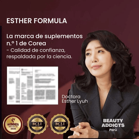 Esther Formula Glutathione en formato directo, una opción práctica para quienes buscan incorporar glutatión a su rutina de suplementación.