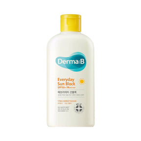 Derma:B Everyday Sun Block SPF50+ PA++++ protege y fortalece la barrera cutánea con tecnología MLE®. 