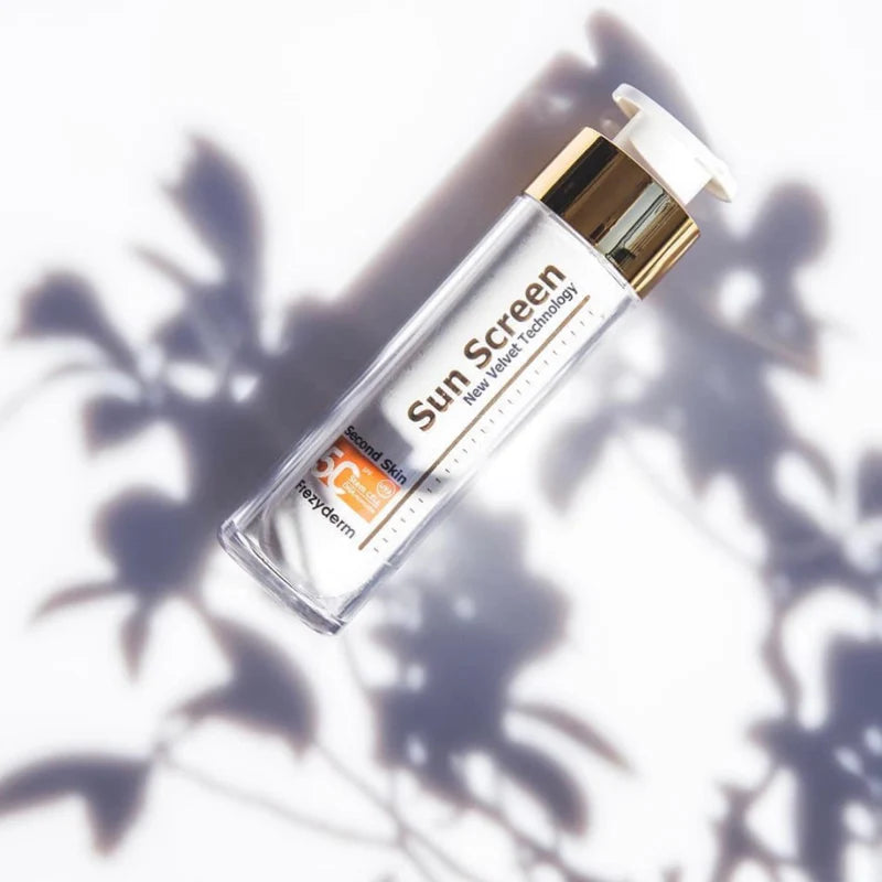 Fotoprotector facial Frezyderm Velvet Face SPF50 con efecto matificante.