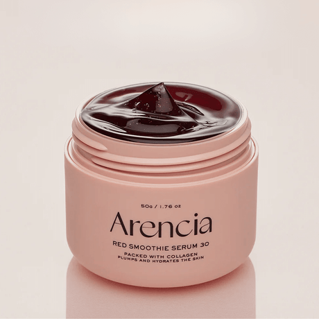 Fresh Red Smoothie Serum 30 de Arencia que aumenta la producción de colágeno y firmeza.