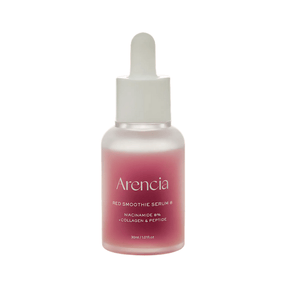 Arencia Fresh Red Smoothie Serum 8 hidrata y mejora la elasticidad con mora y granada.