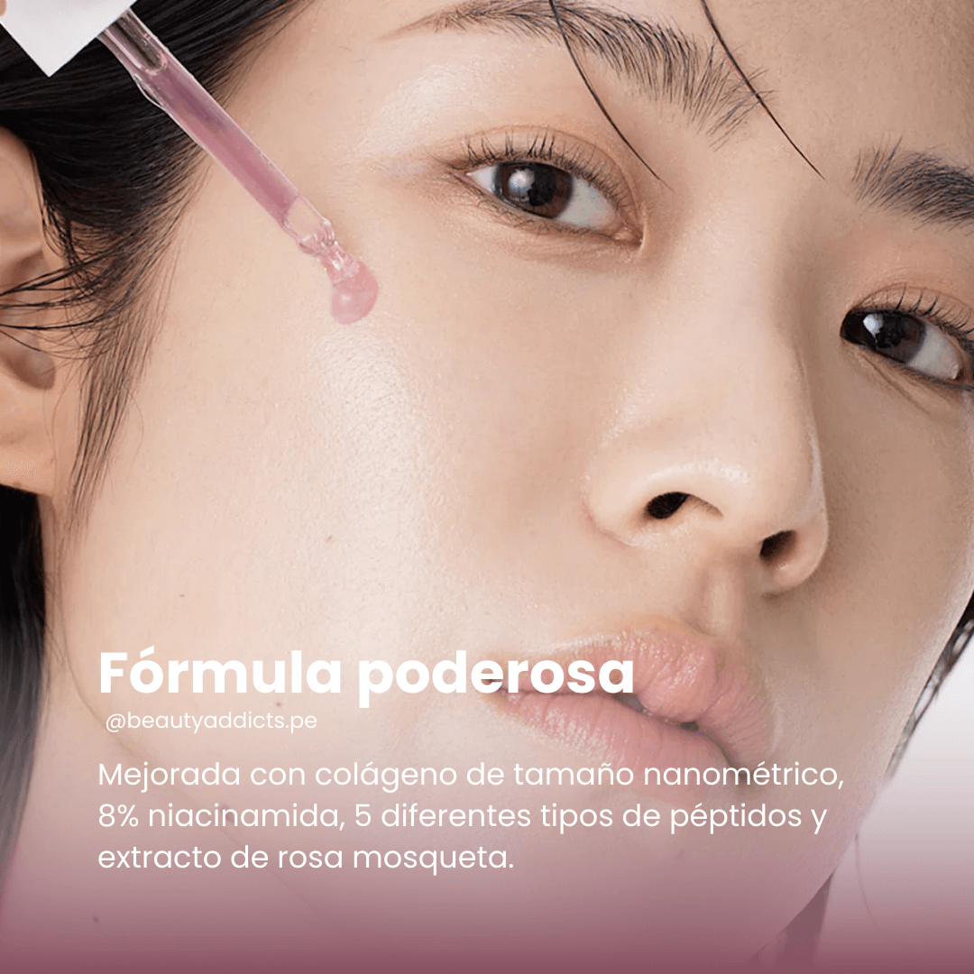 Sérum coreano con granada, arándano y fresa para revitalizar el rostro.