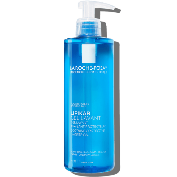 Lipikar Gel Lavant La Roche-Posay limpia suavemente la piel normal a seca.