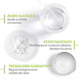 Sébium Gel Gommant Bioderma purifica la piel grasa y la deja fresca y luminosa.