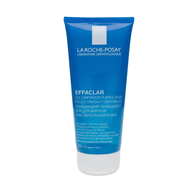 La Roche-Posay Effaclar gel limpiador elimina impurezas y exceso de sebo.