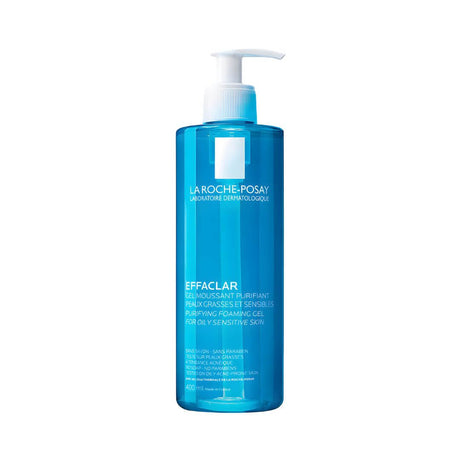 Effaclar Gel Limpiador La Roche-Posay remueve grasa y suciedad suave.