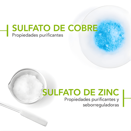 Sébium Gel Moussant Bioderma fórmula con zinc y cobre que equilibra la producción de sebo.