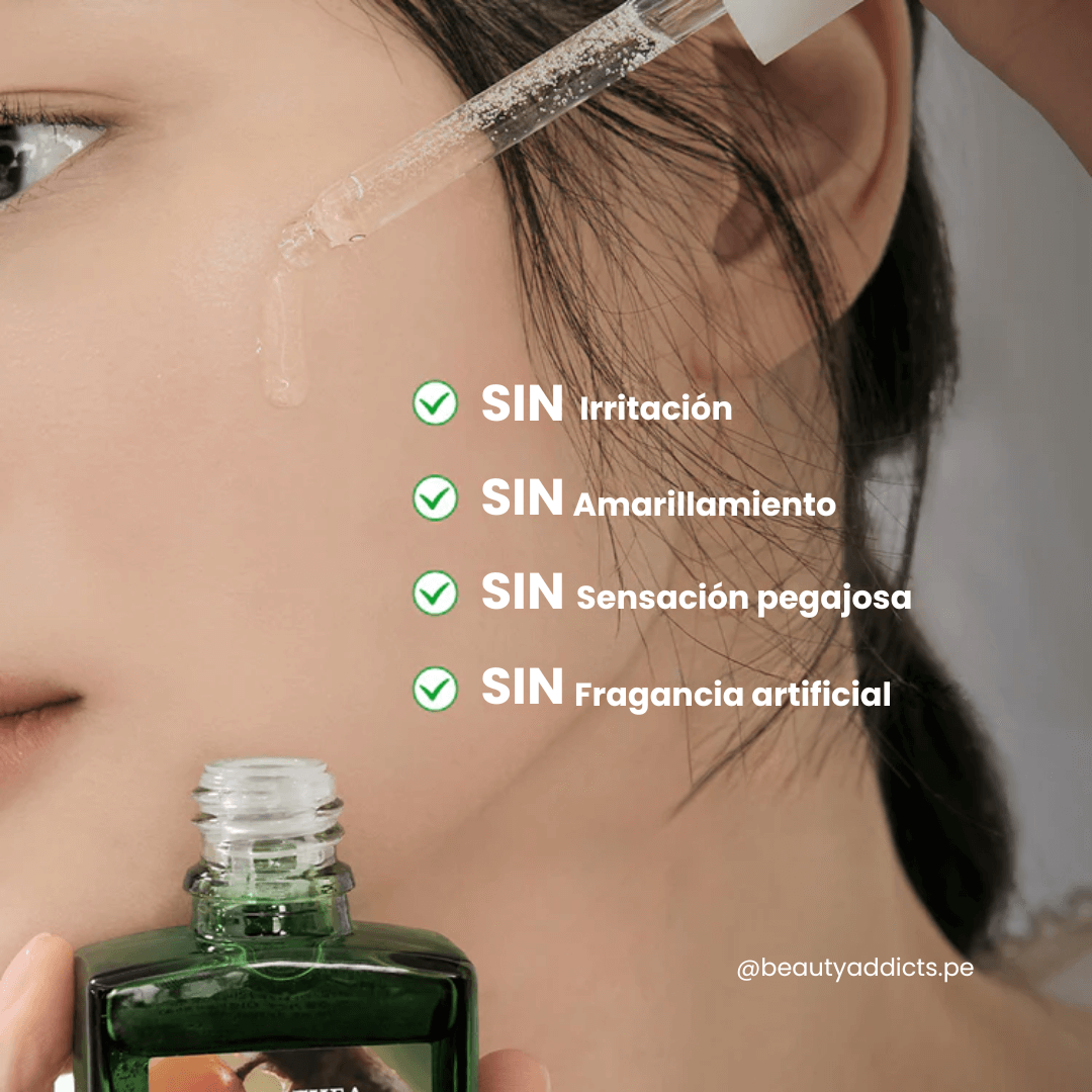 Dr.Althea Gentle Vitamin C Serum sin sensación pegajosa y sin irritación a la piel.