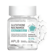Glutathione Niacinamide Beauty Tablet APLB ilumina la piel con efecto aclarador y uniforme.