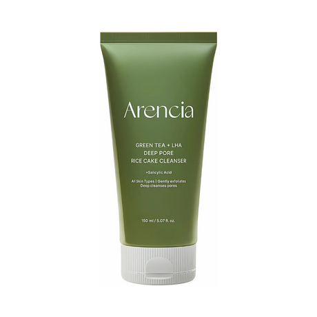 Arencia rice cake cleanser que limpia los poros profundamente.