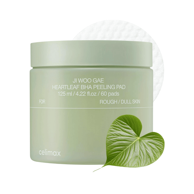 Pads exfoliantes con BHA y Heartleaf.