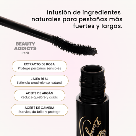 Heroine Make Advanced Film Mascara para conseguir pestañas largas, curvas y con mayor definición sin perder el rizo fácilmente.