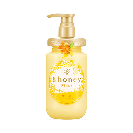 &honey Fleur Kinmokusei Mimosa Treatment ViCREA hidrata profundamente y suaviza el cabello.