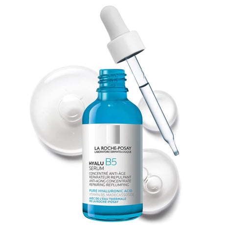 Hyalu B5 Serum La Roche-Posay mejora elasticidad y suaviza arrugas.