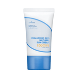 Hyaluronic Acid Natural Sun Cream de Isntree hidrata y protege con FPS 50+.